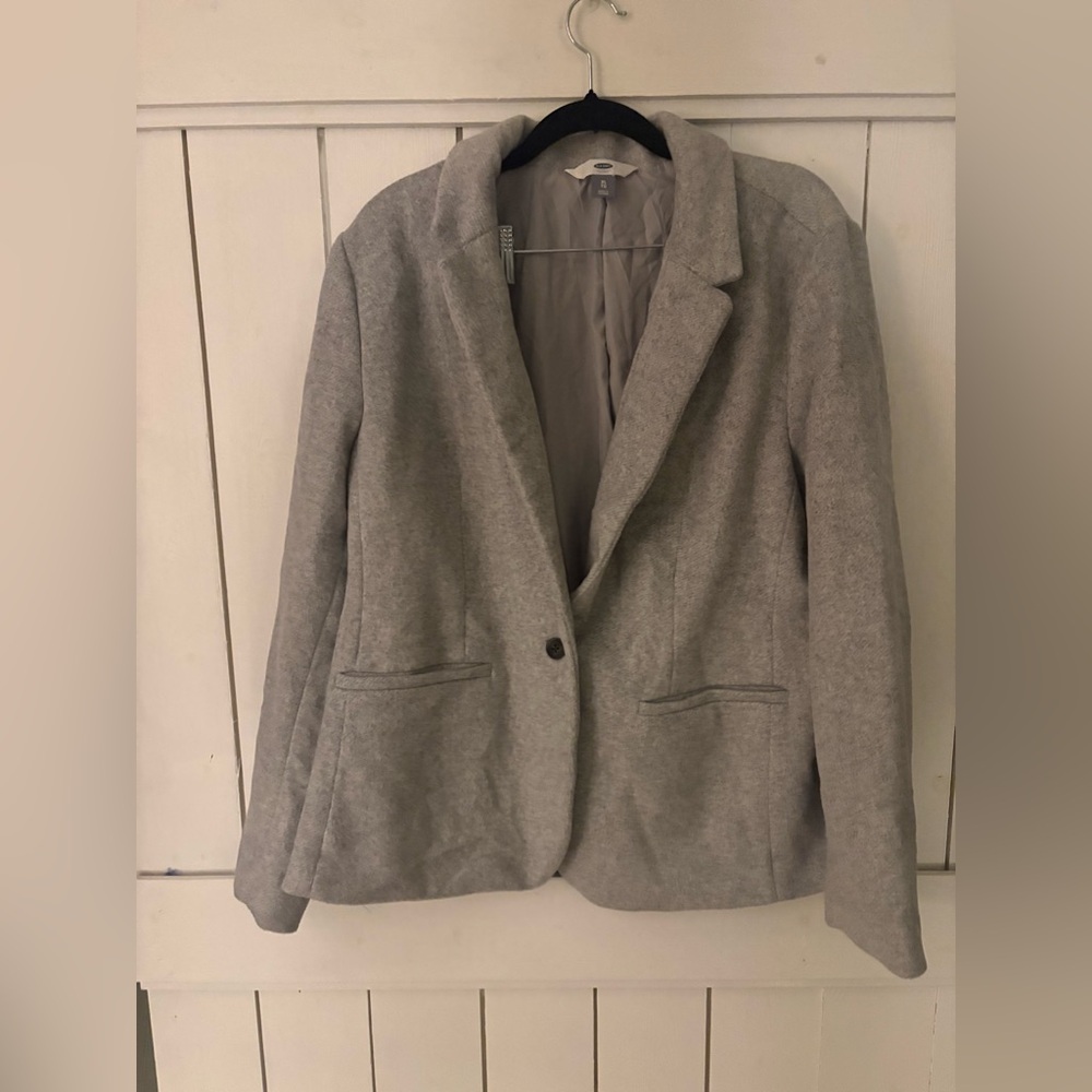 Old Navy Women's Light Gray Blazer
